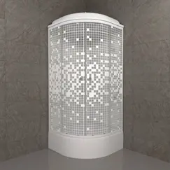 Душевая кабина Triton В ДН4 МОЗАИКА (средний поддон)