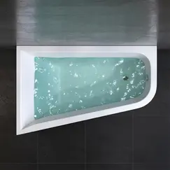 AM.PM Ванна акриловая spirit  ассиметричная 160x100, без слива/перелива, левая