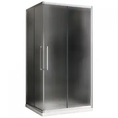 Душевой уголок ABBER Schwarzer Diamant прямоугольный, матовое/хром