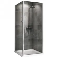 Душевой уголок ABBER Sonnenstrand  прозрачное/хром , в угол