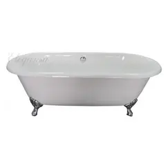 ВАННА чугунная ELEGANSA "GRETTA"  IRON FEET сhrome