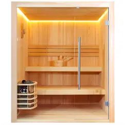 Финская сауна Frank 810 серия, 2 полки, кедр/липа