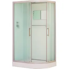 Душевая кабина четверть круга без крыши/ с крышей EST-115C/EST-115CR  85х115Х210