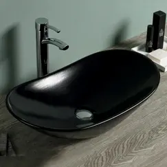 Раковина MELANA MLN-7811AMB (матовая черная)