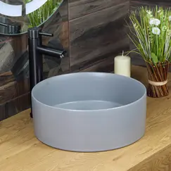 Раковина MELANA MLN-320357MG матовая серая