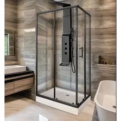 Душевой уголок QZ71B/QZ81B  PARLY низкий поддон