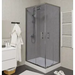 Душевой уголок Quadro QZ71S/QZ81S PARLY с поддоном, тонированное