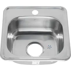 Мойка 3838 MELANA 0,6/160 ИУ врезная  без сифона