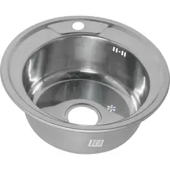 Мойка MLN490N 0,6/160 врезная/полированная с сифоном