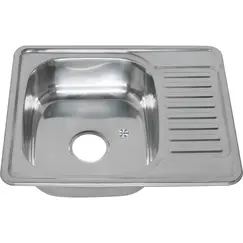 Мойка 5848 U MELANA 0,6/0,8/160 врезная  с сифоном