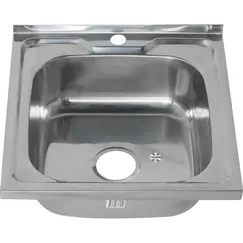 Мойка 5050 MELANA 0,6/0,8/160 накладная  с сифоном