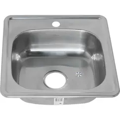 Мойка 4848 MELANA 0,6/160 врезная  с сифоном