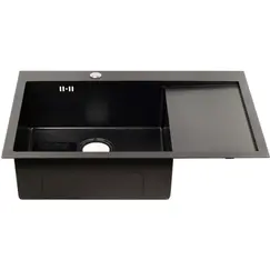 Мойка D7851HB-L MELANA ProfLine 3,0/220 ГРАФИТ врезная  левая