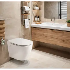 Унитаз Ceruttispa CT10193 SELLA Aria Pulse подвесной с функцией импульсного смыва, безободковый