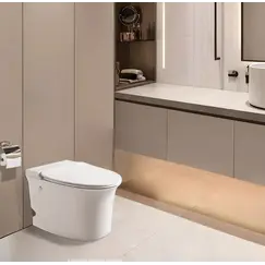 Унитаз Ceruttispa CT10200 NAUTILUS Pulse приставной с функцией импульсного смыва, безободковый