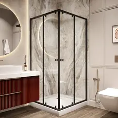 Душевой  уголок ZEQ911B  PARLY с поддоном