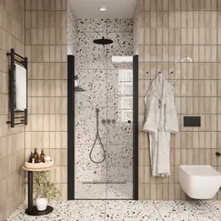 Дверь душевая  DE70B/DE80B/DE90B  PARLY в нишу