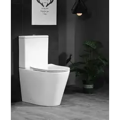 Унитаз Ceruttispa  SELLA GW CT9864 напольный безободковый белый