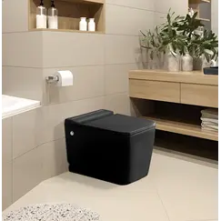 Унитаз Ceruttispa CT10197 MAIELLA Pulse MB приставной с функцией импульсного смыва, , безободковый