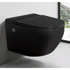 Унитаз Ceruttispa CT10194 SELLA Aria Pulse MB подвесной с функцией импульсного смыва, безободковый