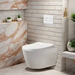 Унитаз Ceruttispa CT9954  SELLA Aria Tornado подвесной безободковый