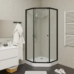 Душевой  уголок ZEP91B  PARLY 90х90 с поддоном