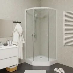 Душевой  уголок ZEP91  PARLY с поддоном (90х90х197)