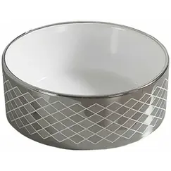 Раковина накладная круглая CeramaLux NC 7078ASP