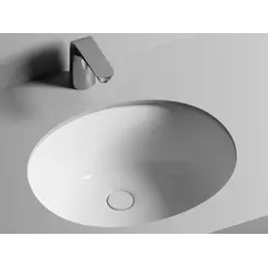 Умывальник Ceramica Nova овальный встраиваемый под столешницу Element 510*420*195мм, с крепежом и шаблоном для установки