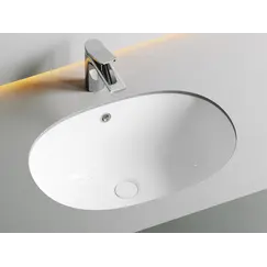 Умывальник Ceramica Nova овальный встраиваемый под столешницу Element 565*385*210мм, с крепежом и шаблоном для установки