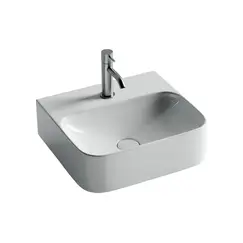 Ceramica Nova Умывальник AURA с 1 отверстием для смесителя, без перелива 430*390*135мм