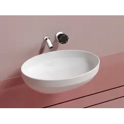 Умывальник чаша Ceramica Nova накладная овальная (цвет Белый Матовый) Element 502*363*145мм