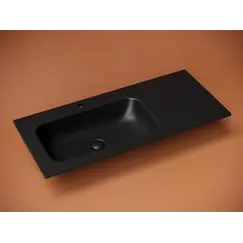 Раковина накладная Ceramica Nova Grace с отверстием под смеситель 1010*457*137мм, чаша слева