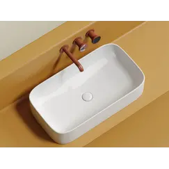 Умывальник чаша Ceramica Nova  накладная прямоугольная Element 705*380*150мм