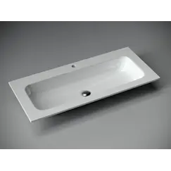 Раковина накладная Ceramica Nova Grace с отверстием под смеситель,  1010*457*137 мм