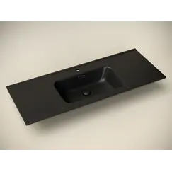Умывальник Ceramica Nova накладной прямоугольный (цвет Черный Матовый) Element 1210*465*180мм