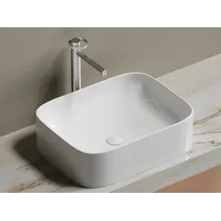 Умывальник чаша Ceramica Nova накладная прямоугольная Element 505*380*150мм