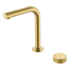 Смеситель автоматический для умывальника BOHEME TECH MATT GOLD 158-MG