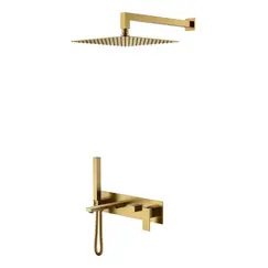 Душевая система встраиваемая   Boheme Qubic 474-BR Bronze