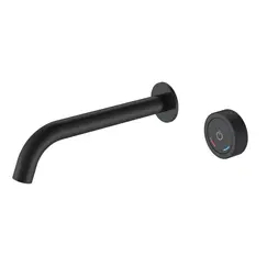 Смеситель автоматический для умывальника BOHEME TECH BLACK 158/2-B