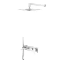 Душевая система встраиваемая  Boheme Qubic 474-MW Matt White