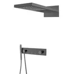 Встраиваемая душевая система  Boheme ZODIAC 132-SGM антрацит