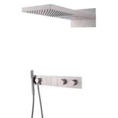 Встраиваемая  душевая система  Boheme ZODIAC 133-NB сталь