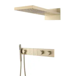Встраиваемая  душевая система Boheme ZODIAC 133-MG матовый золото