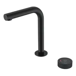 Смеситель автоматический для умывальника BOHEME TECH BLACK 158-B