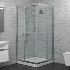 Душевой уголок  квадратный Grossman Pragma PR-100SQ 100х100 прозрачное стекло