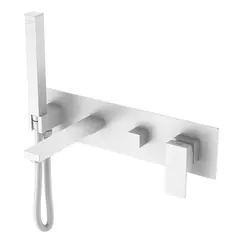 Душевая система встраиваемая  Boheme Qubic 474-2-MW Matt White