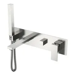 Душевая система встраиваемая   Boheme Qubic 474-2-NB Brushed Nickel