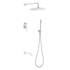 Душевая система встраиваемая   Boheme UNO 464-2-MW матовый белый матовая