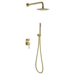 Душевая система встраиваемая  BOHEME UNO Matt Gold 464-MG